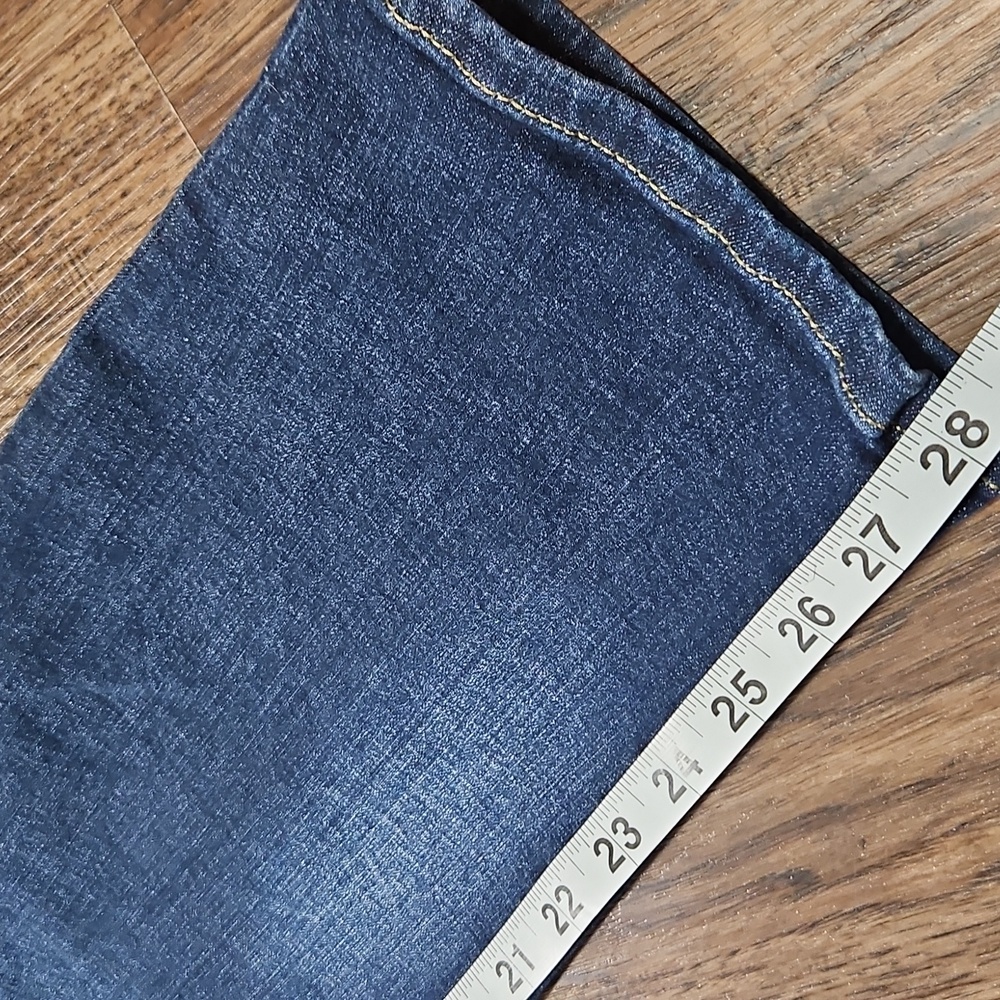 Lane Bryant Straight/Skinny Jeans Womens Size 16 Medium Wash Stretch Denim - Picture 5 of 8